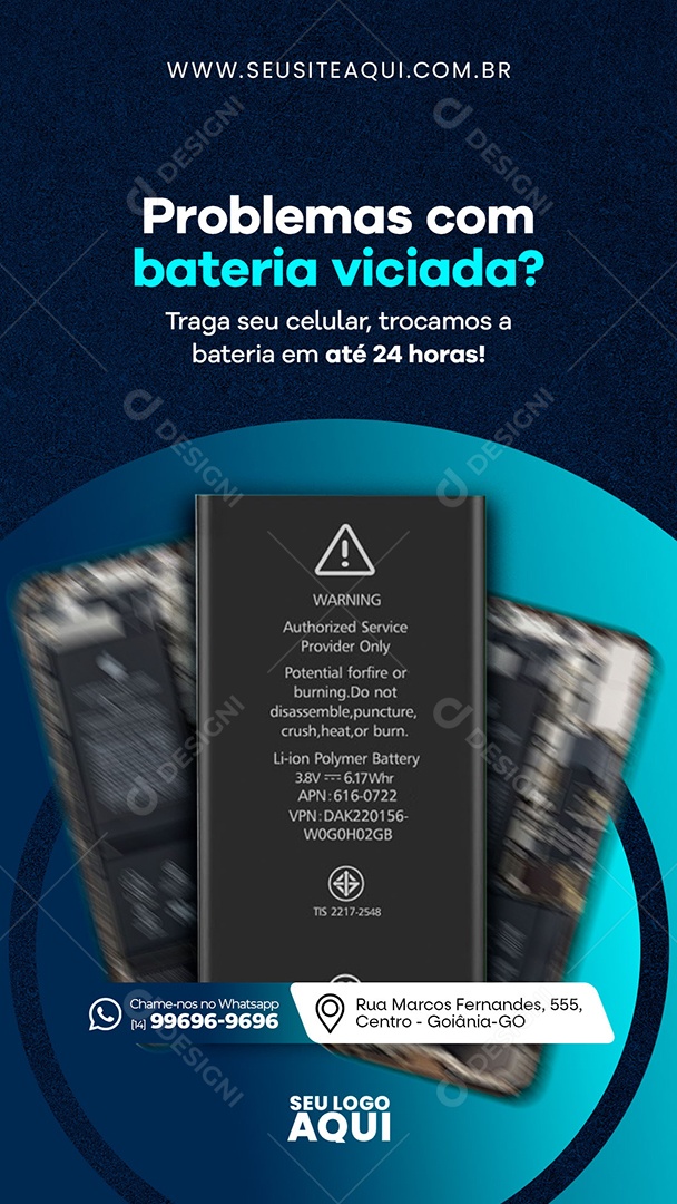 Story Assistência Técnica Social Media PSD Editável