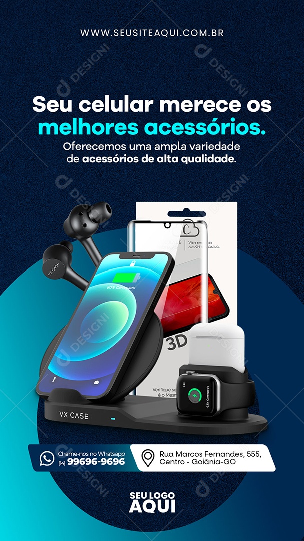 Story Assistência Técnica Social Media PSD Editável