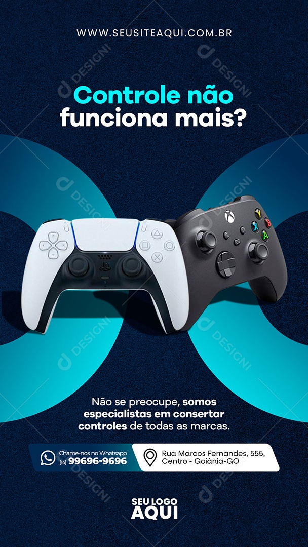 Story Assistência Técnica Social Media PSD Editável