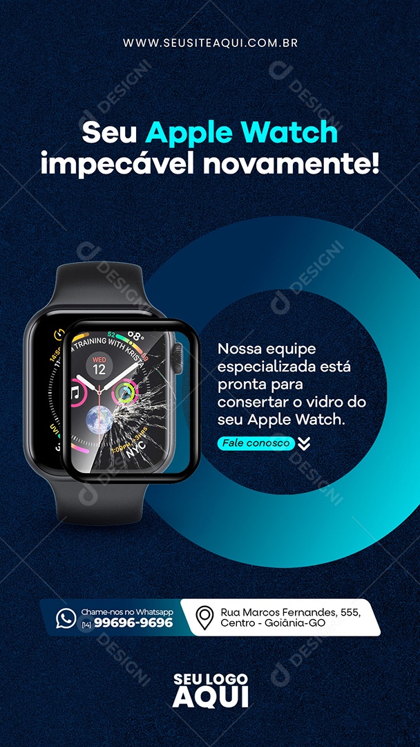 Story Assistência Técnica Social Media PSD Editável