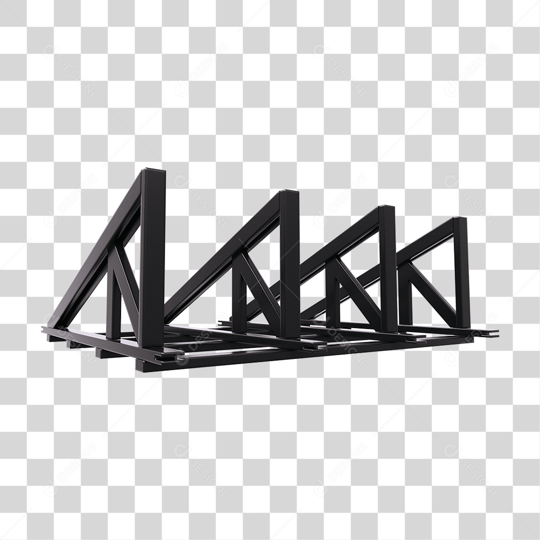 Armação Telhado Metal PNG Transparente