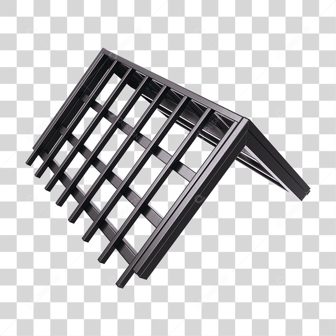 Armação Telhado Metal PNG Transparente