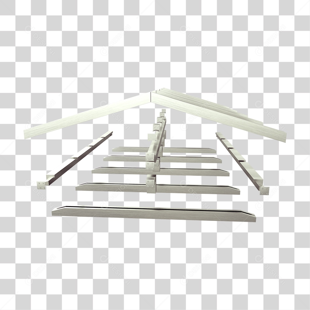 Armação Telhado Metal PNG Transparente
