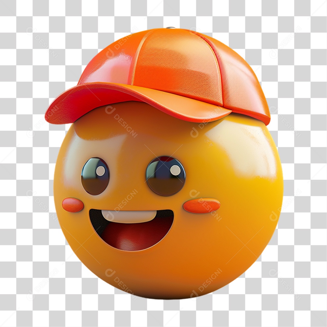 Elemento 3D Emoji Reações Emoções PNG Transparente