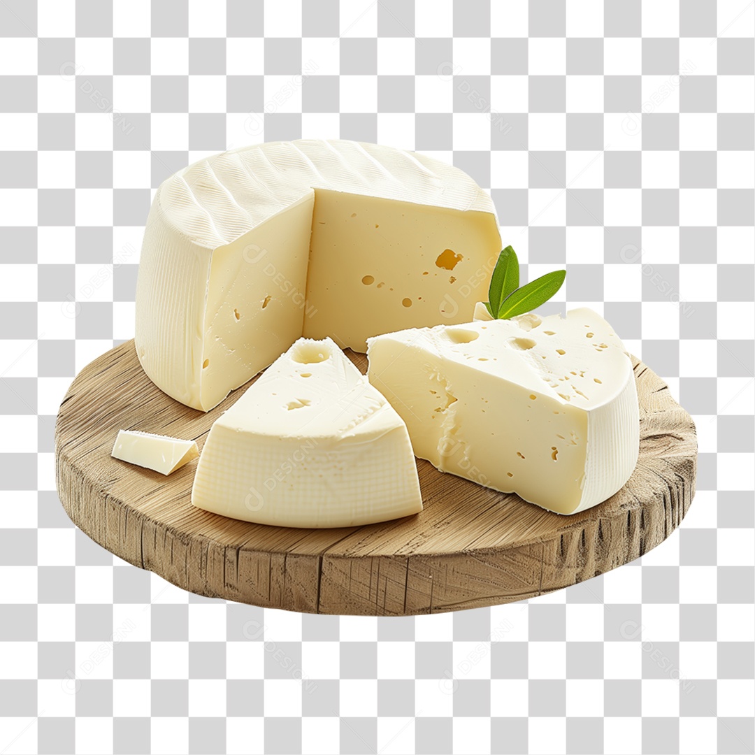 Queijo Fatiado PNG Transparente