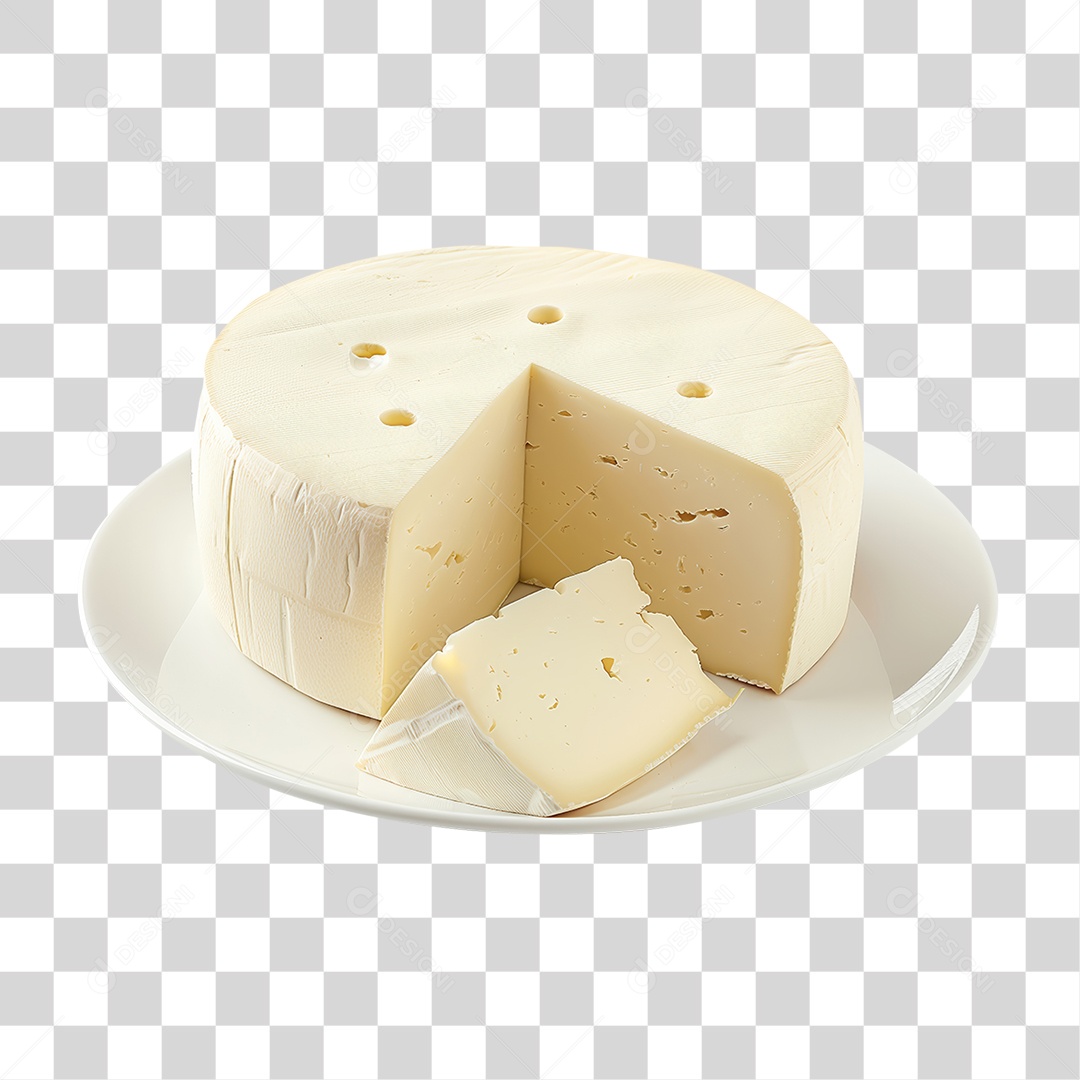 Queijo Fatiado PNG Transparente