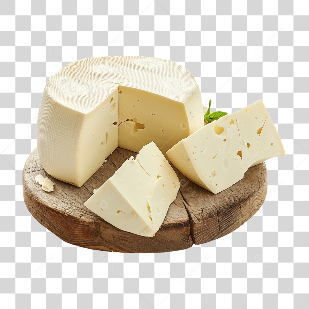 Queijo Fatiado PNG Transparente