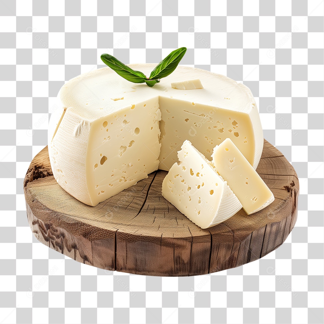 Queijo Fatiado PNG Transparente
