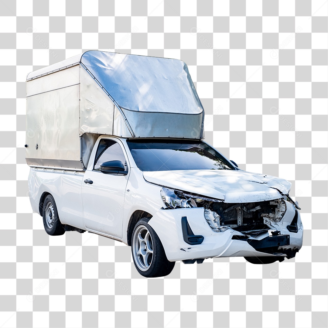 Carro Batido Amassado PNG Transparente