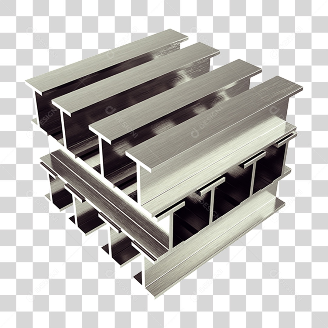 Barras de Metal Ferro Estruturas PNG Transparente