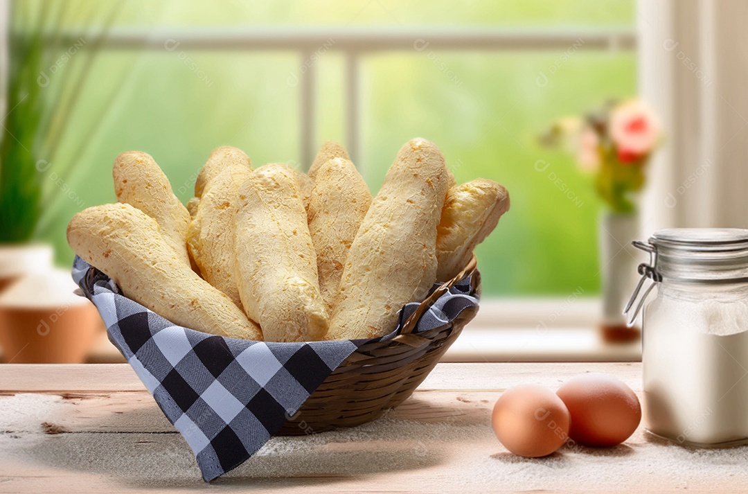 Biscoito de queijo tradicional