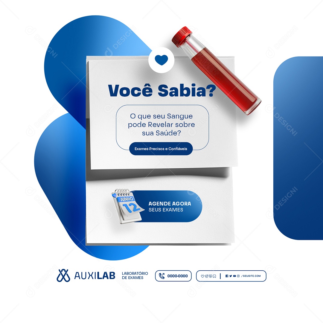 Você Sabia Social Media PSD Editável