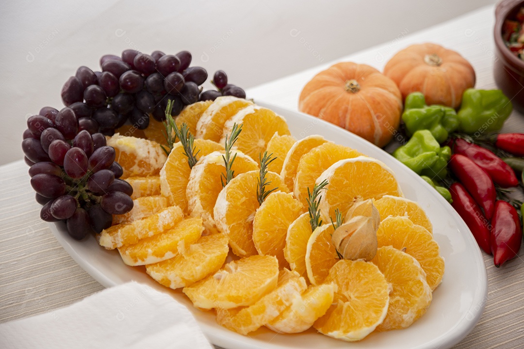 Banquete sobre uma mesa almoço