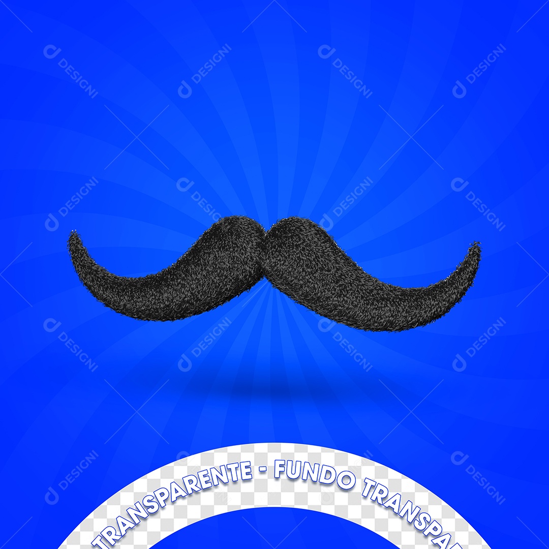 Conceito Para Dia dos Pais em 3D Bigode