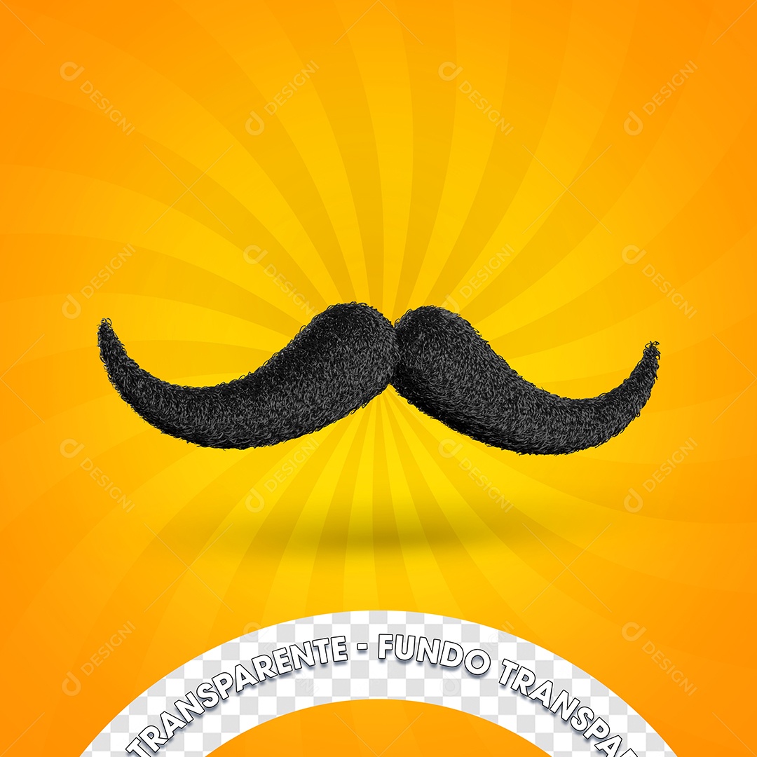 Conceito Para Dia dos Pais em 3D Bigode