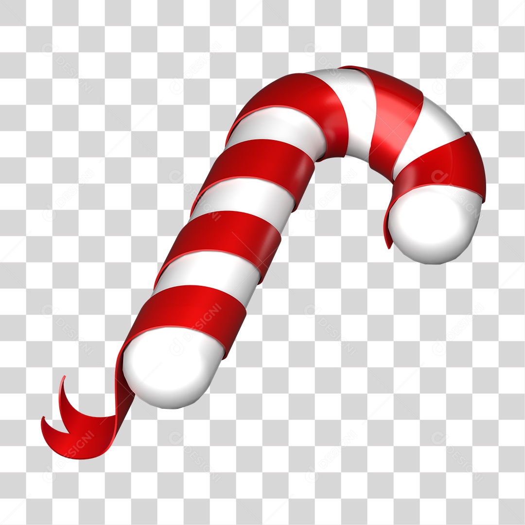 Bastão de Doce Para o Natal PNG Transparente