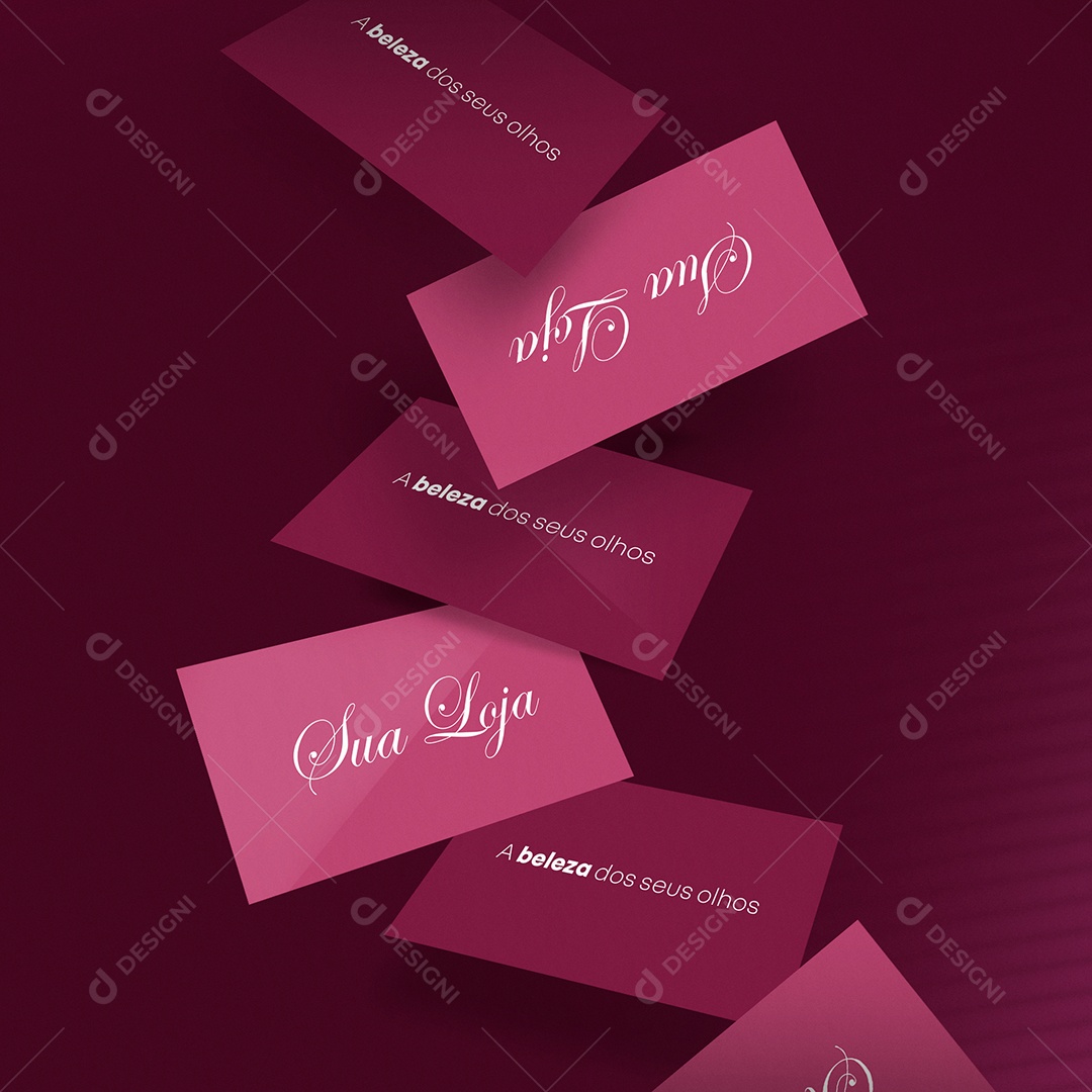 Mockup Cartão de Visitas PSD