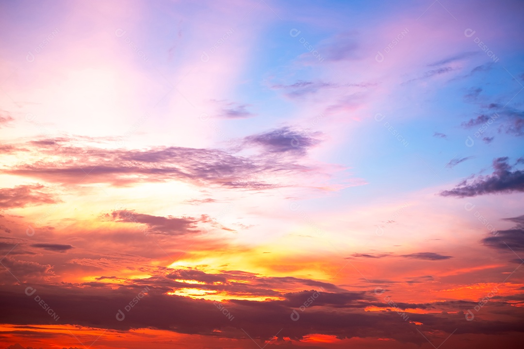 Fundo de um lindo céu