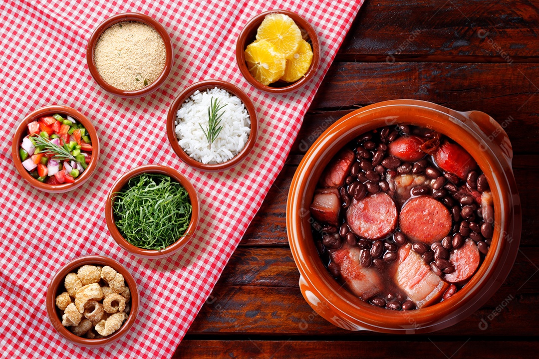 Feijoada brasileira comida tradicional