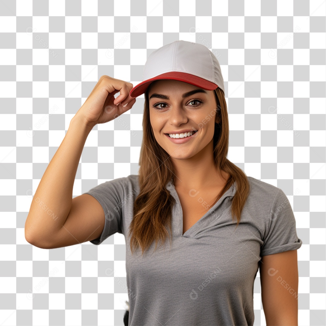 Mulher Caminhoneira Motorista PNG Transparente