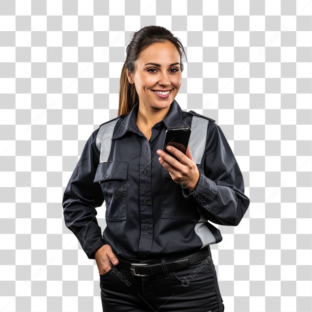 Mulher Caminhoneira Motorista PNG Transparente