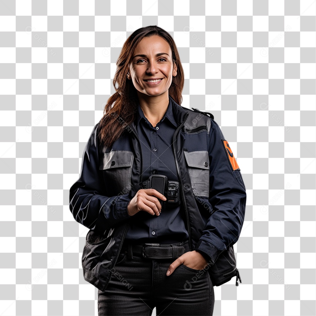 Mulher Caminhoneira Motorista PNG Transparente