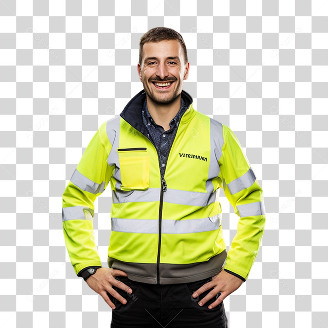 Homem Caminhoneiro Motorista PNG Transparente