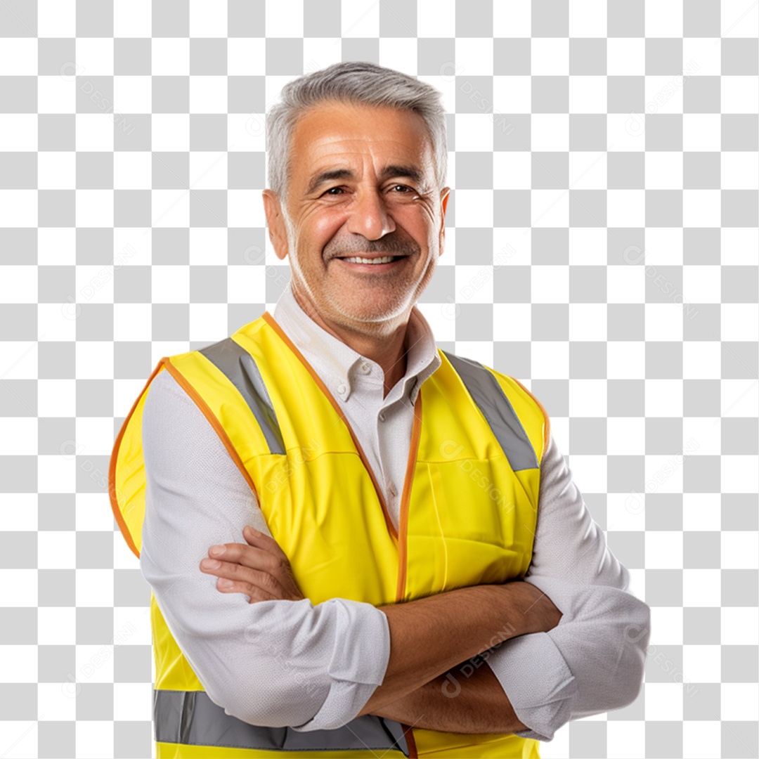 Homem Caminhoneiro Motorista PNG Transparente