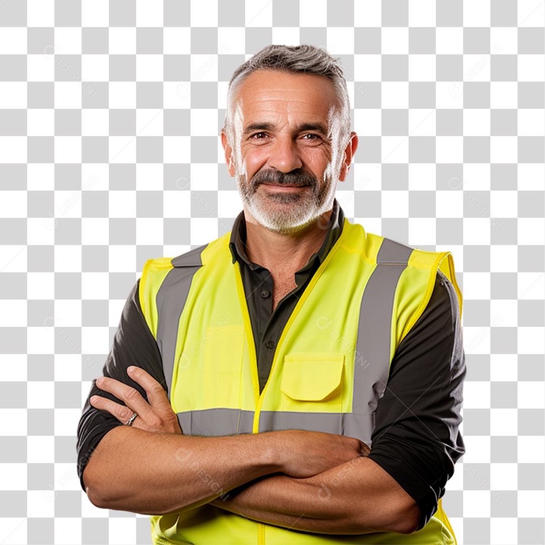 Homem Caminhoneiro Motorista PNG Transparente