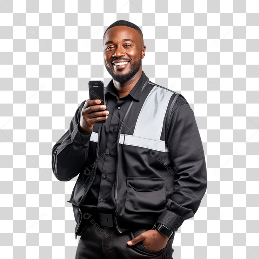 Homem Caminhoneiro Motorista PNG Transparente