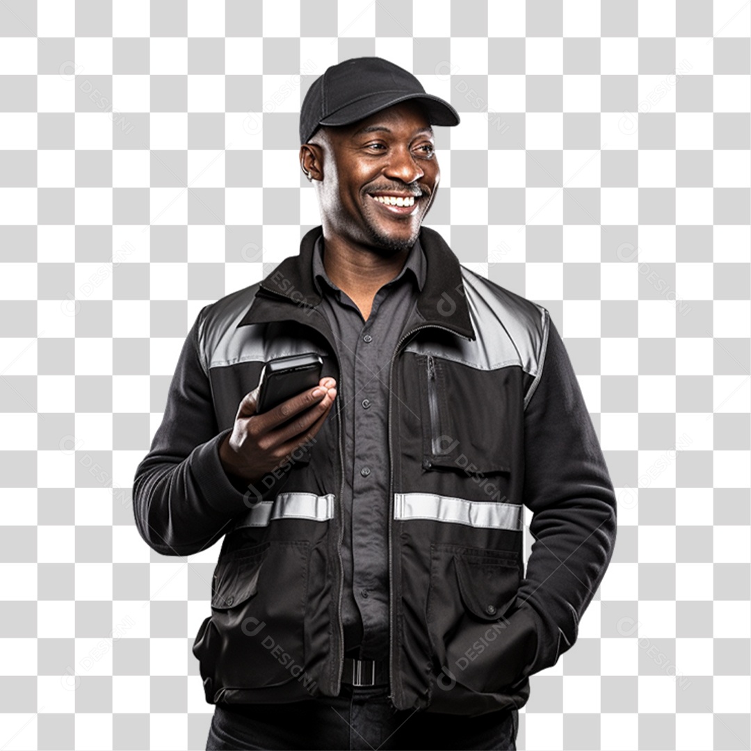 Homem Caminhoneiro Motorista PNG Transparente