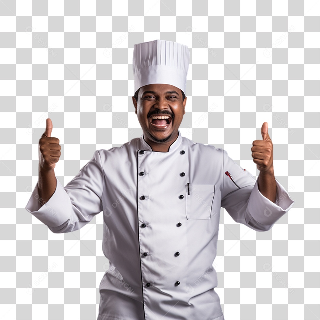 Homem Padeiro Confeiteiro PNG Transparente