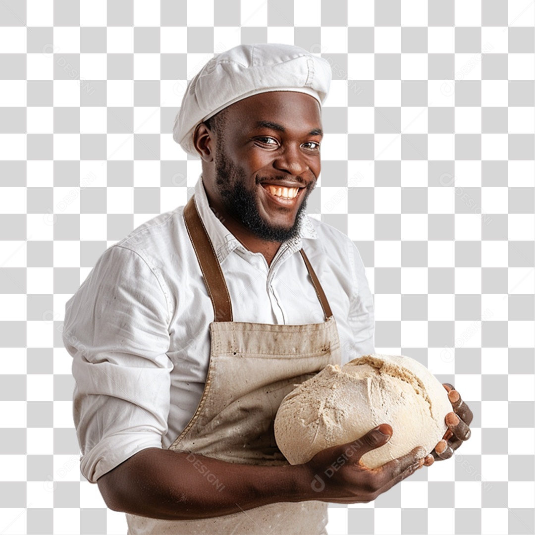 Homem Padeiro Confeiteiro PNG Transparente