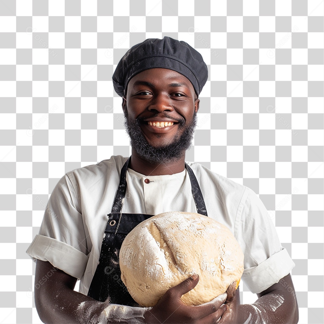 Homem Padeiro Confeiteiro PNG Transparente