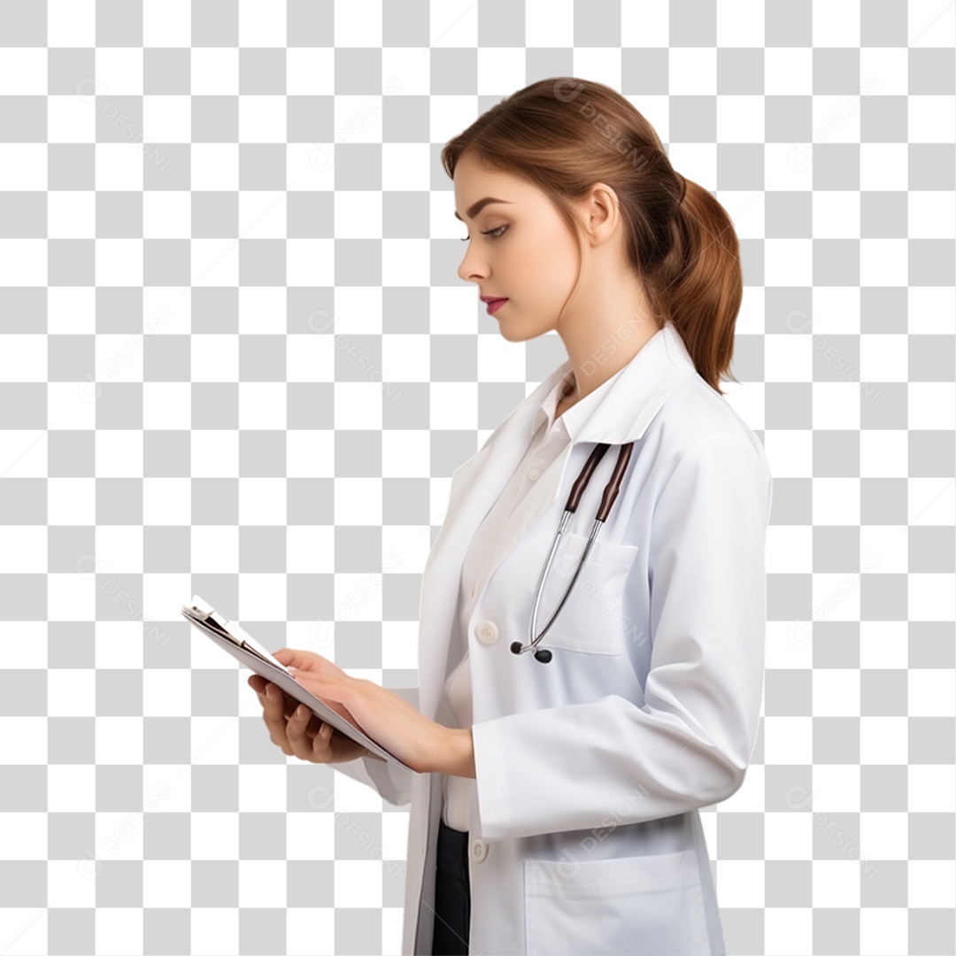 Mulher Médica Hospital PNG Transparente