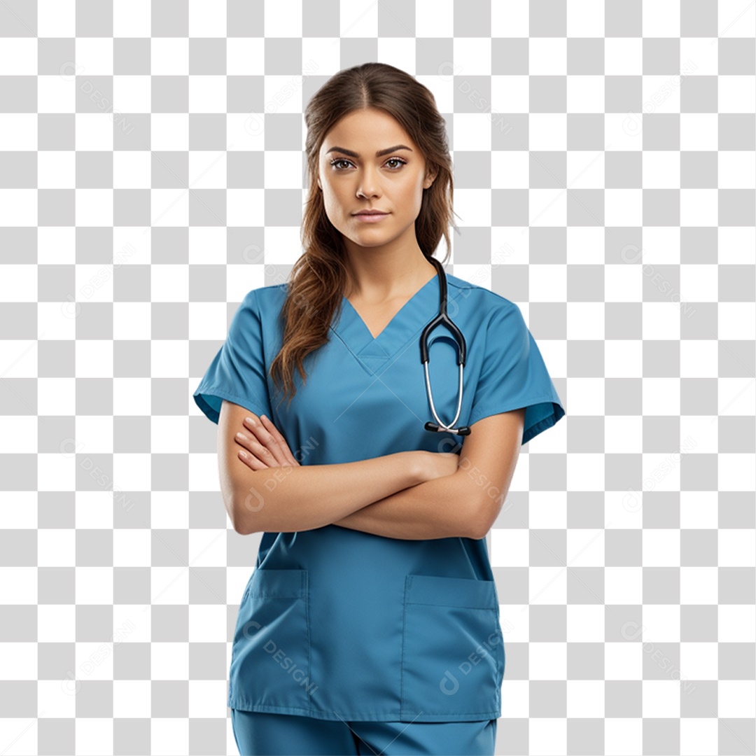 Mulher Médica Hospital PNG Transparente