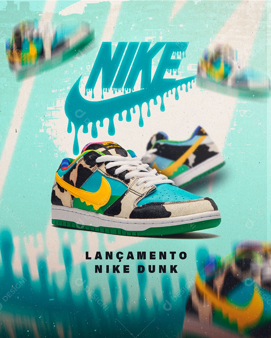 Social Media Nike Feed PSD Editável