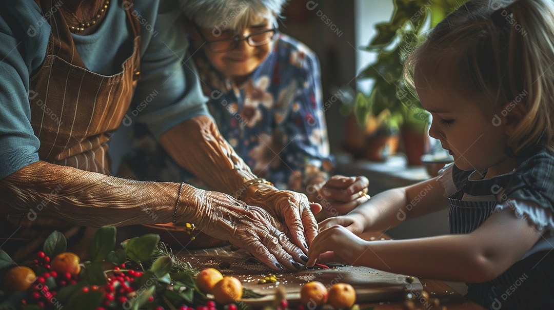 Sincero comovente, o contraste entre mãos envelhecidas e mãos jovens