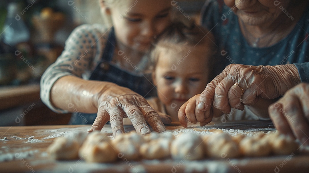 Sincero comovente, o contraste entre mãos envelhecidas e mãos jovens