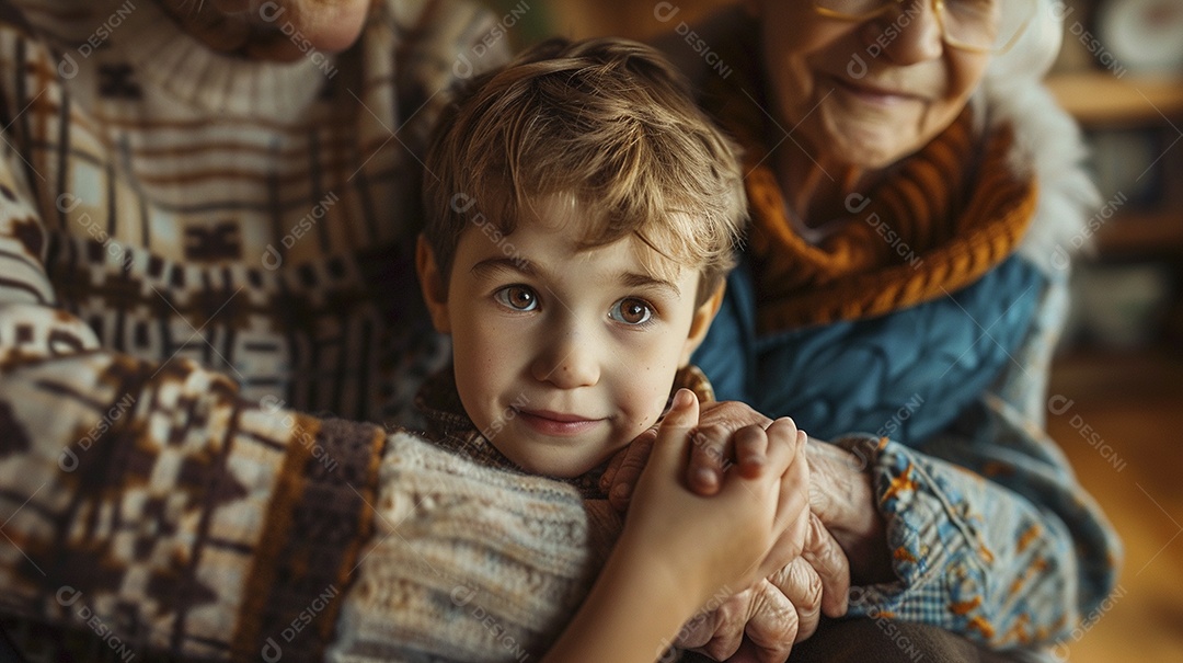 Sincero comovente, o contraste entre mãos envelhecidas e mãos jovens