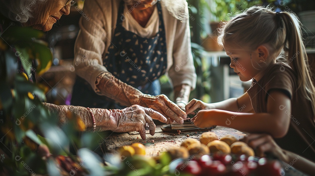 Sincero comovente, o contraste entre mãos envelhecidas e mãos jovens