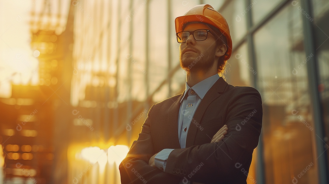 Arquiteto bonito jovem