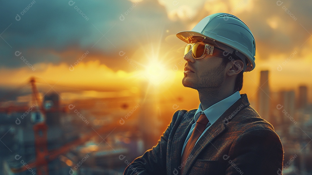 Arquiteto bonito jovem