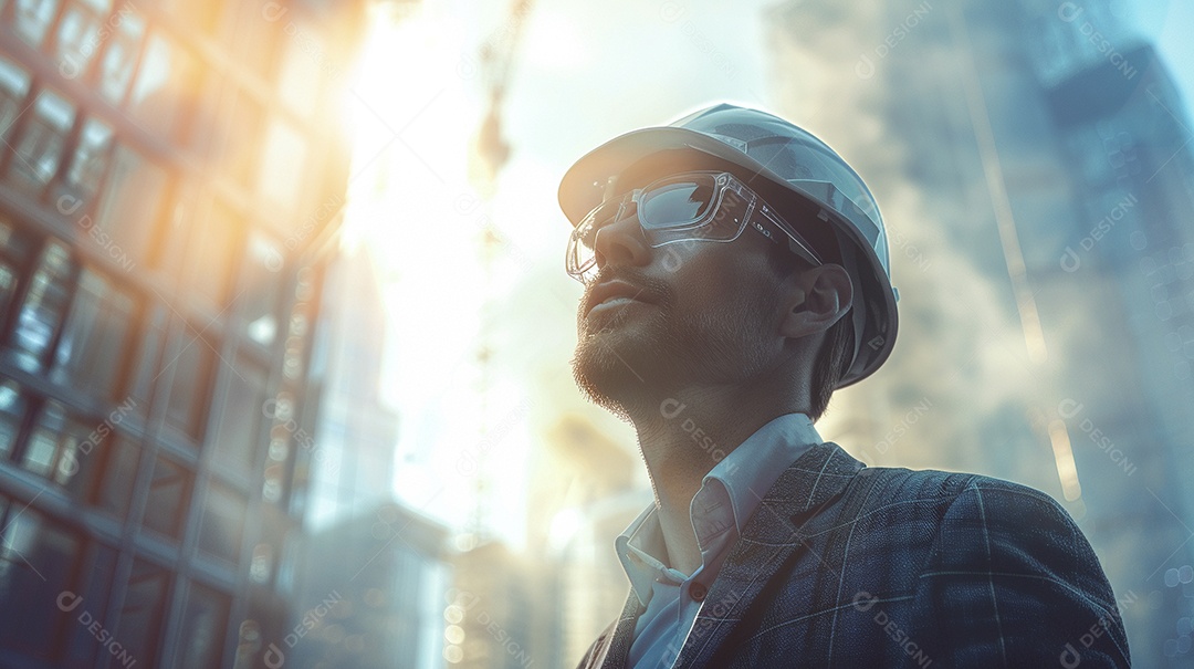 Arquiteto bonito jovem