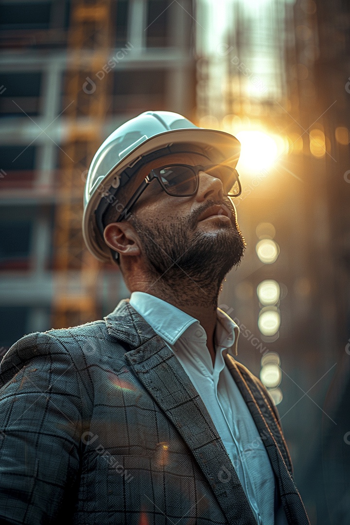 Arquiteto bonito jovem