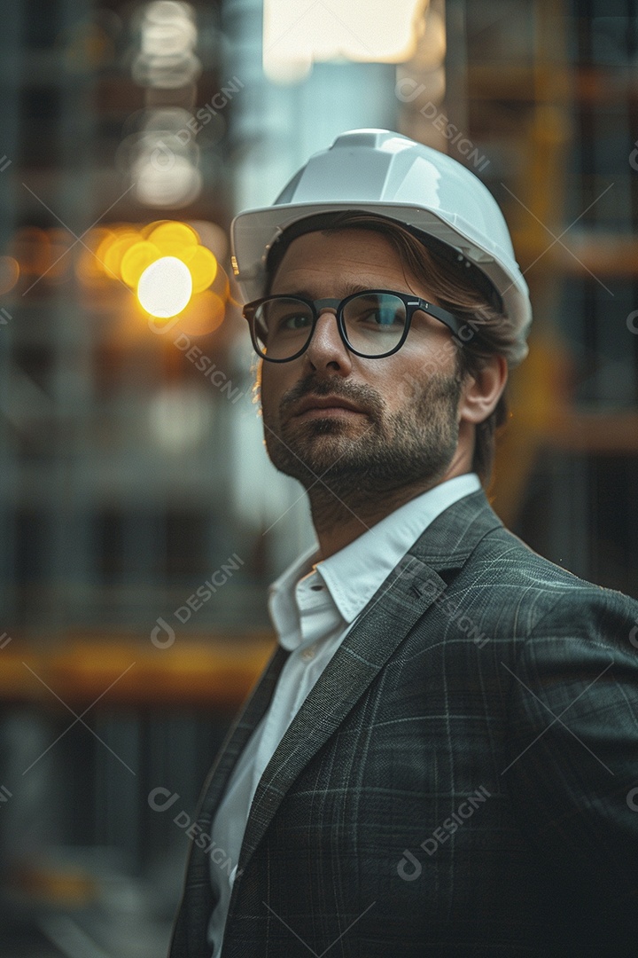 Arquiteto bonito jovem