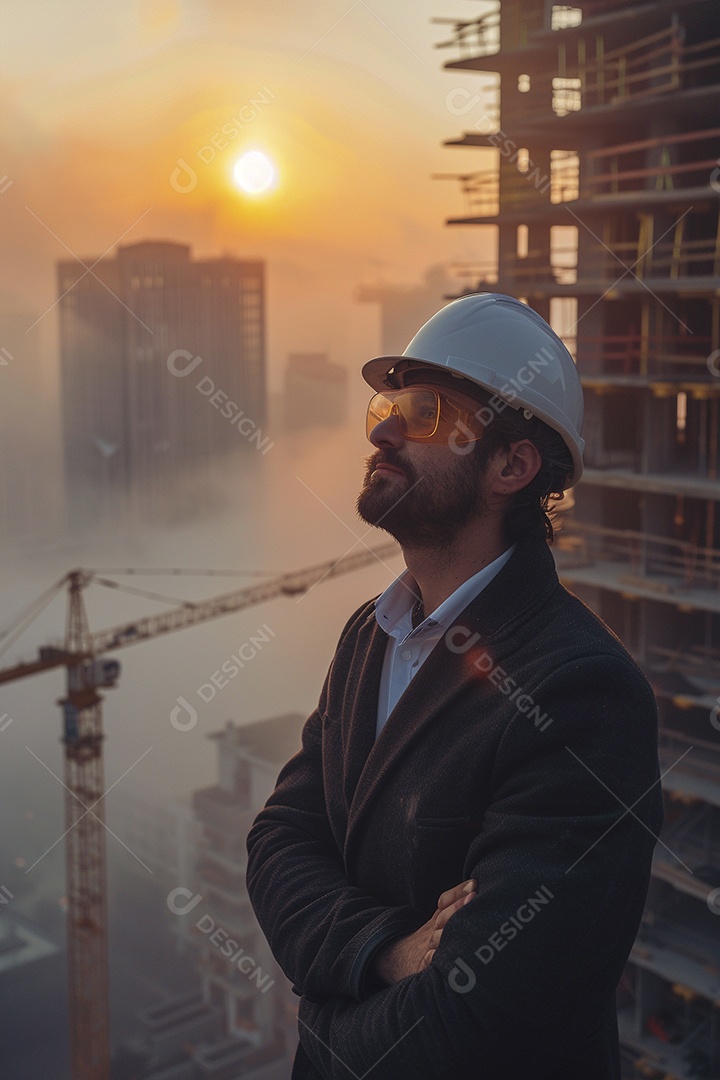 Arquiteto bonito jovem