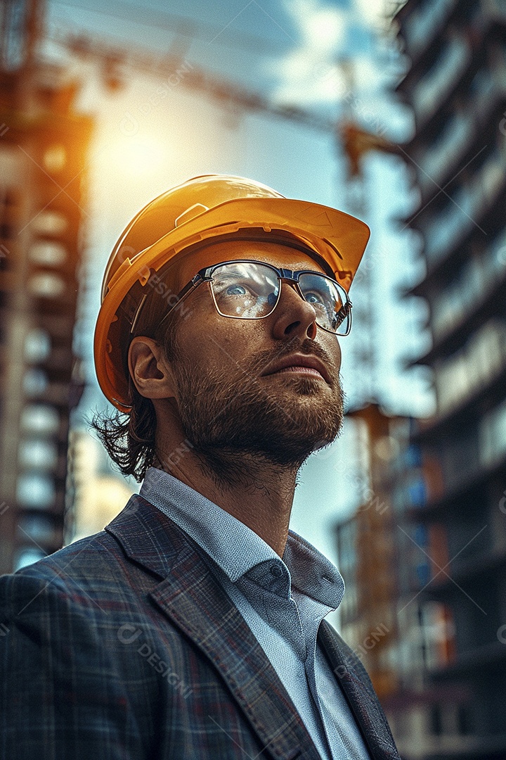 Arquiteto bonito jovem