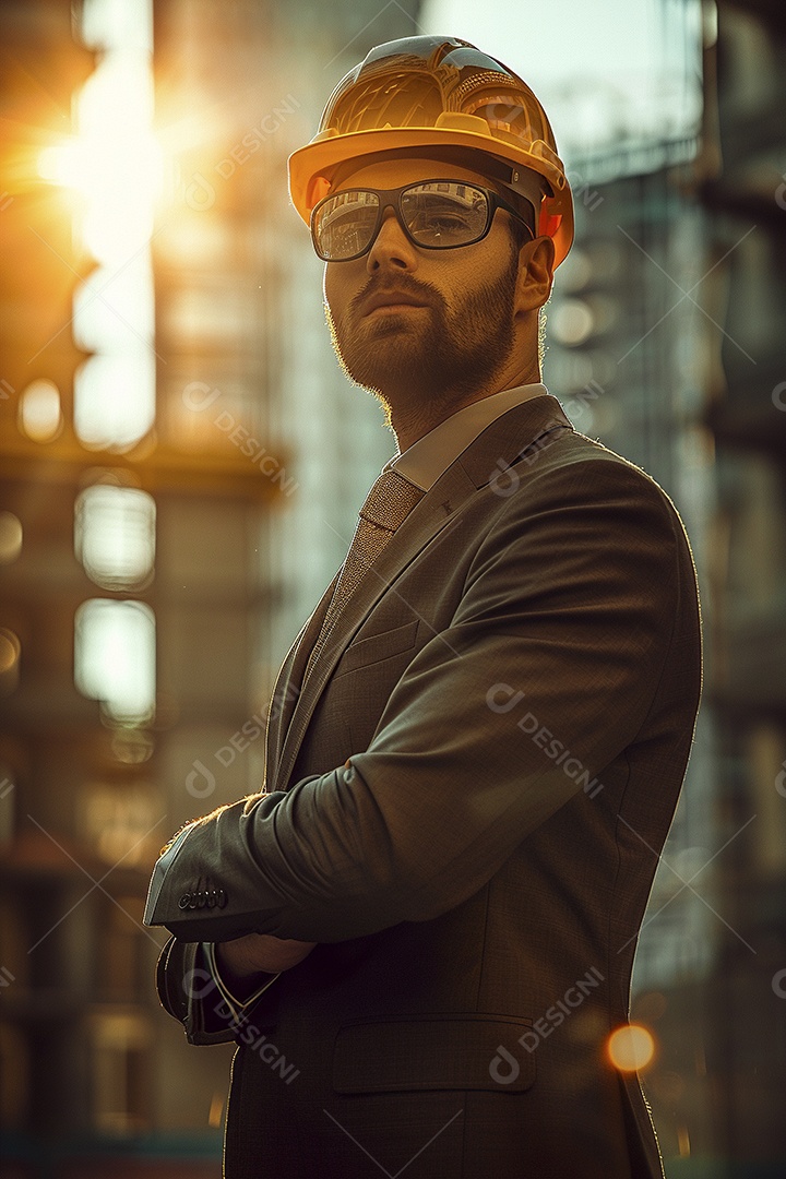 Arquiteto bonito jovem