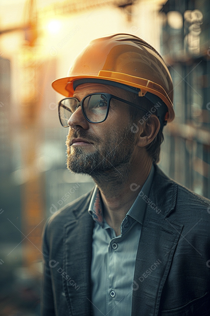 Arquiteto bonito jovem